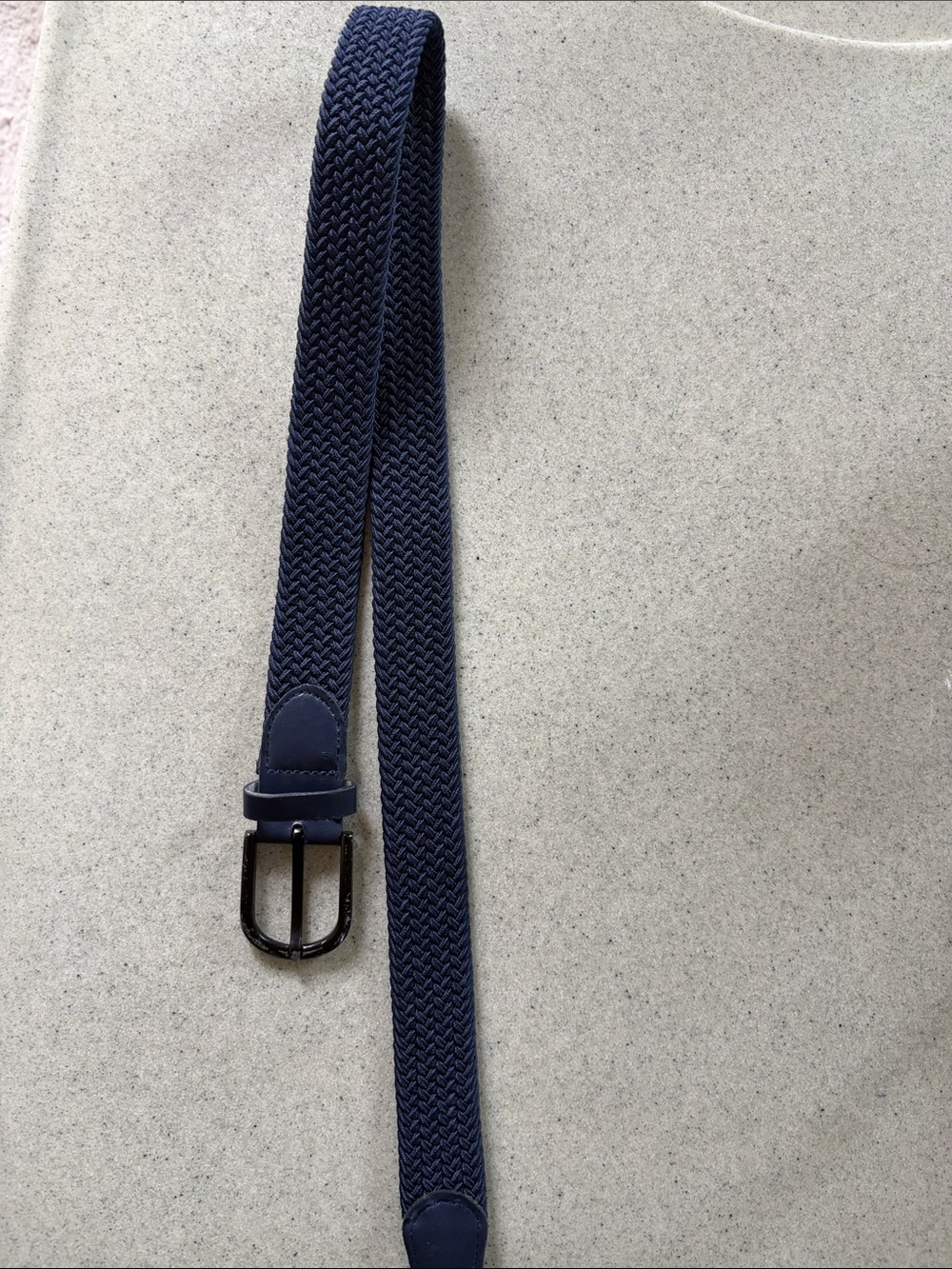 Men or Boys Navy Stretch Woven Belt - Fits 28” waist !
